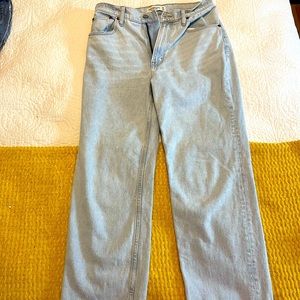 Abercrombie and Fitch Ankle Straight Jeans